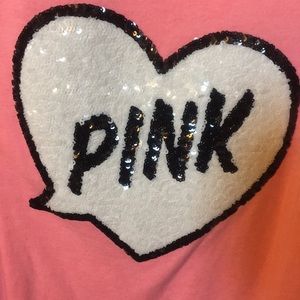 Pink crew neck Victoria secret
